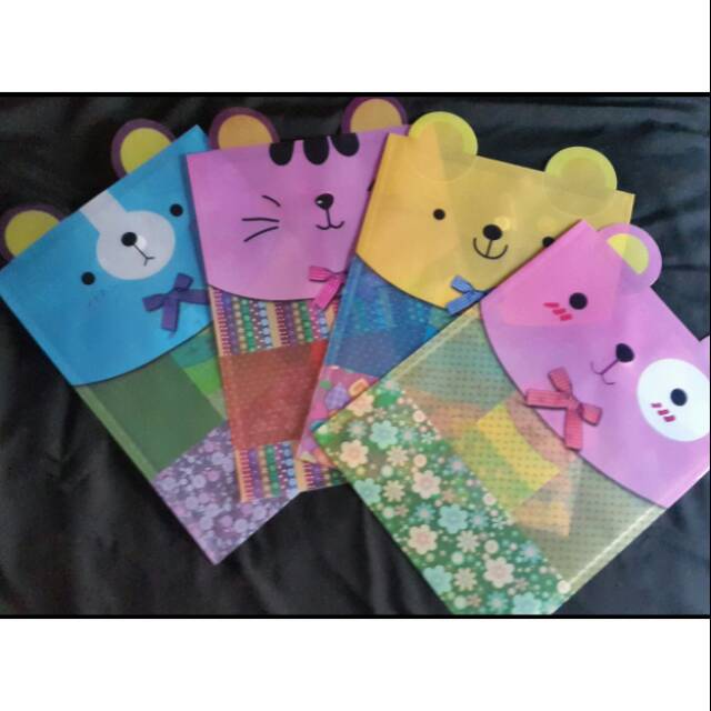 

File map plastik (Dikirim 4 motif)