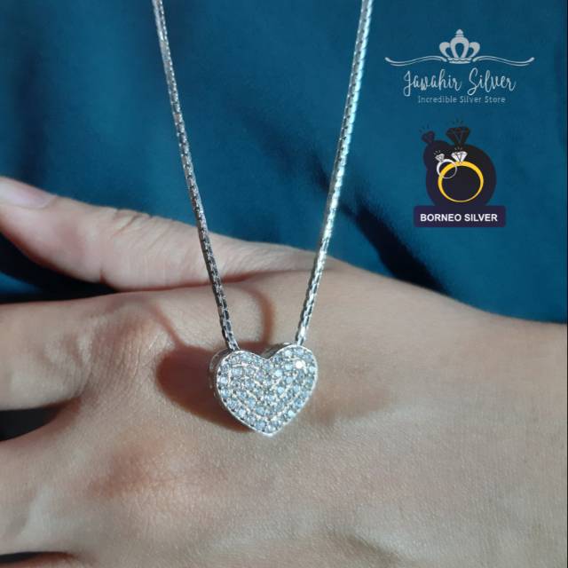 Kalung Love Silver 925 romantic