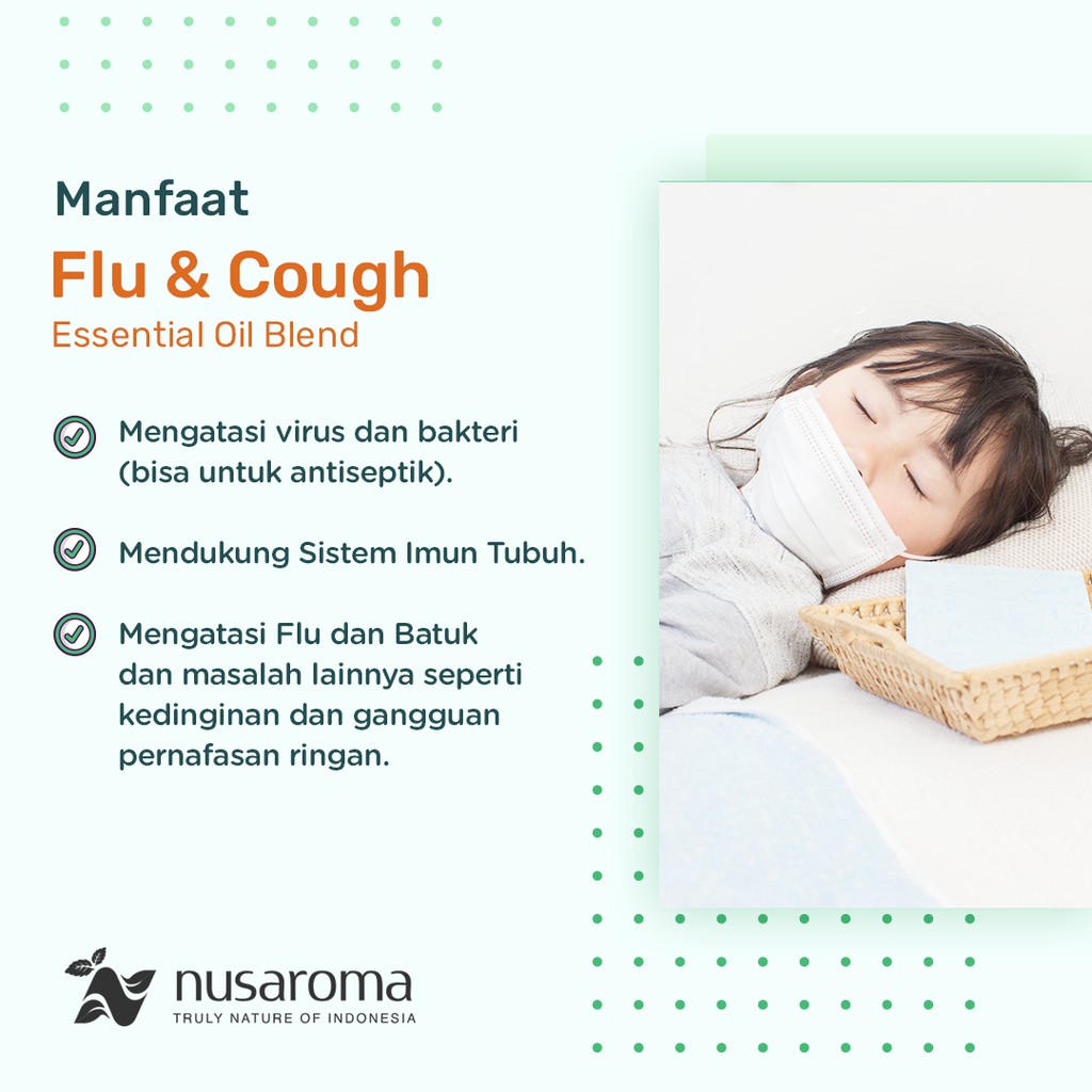 Nusaroma Flu &amp; Cough Essential Oil 10 ml