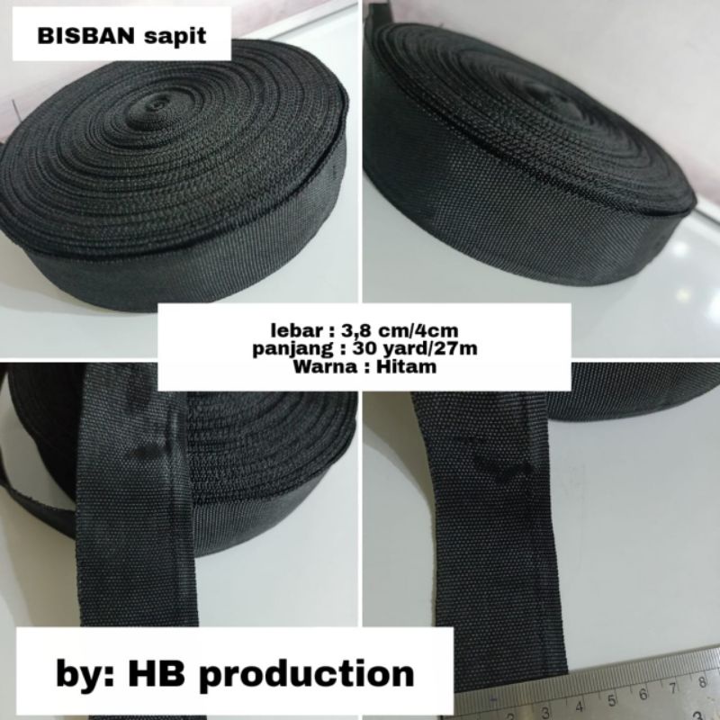 Bisban sapit / tali bisban / tali webbing 3,8cm