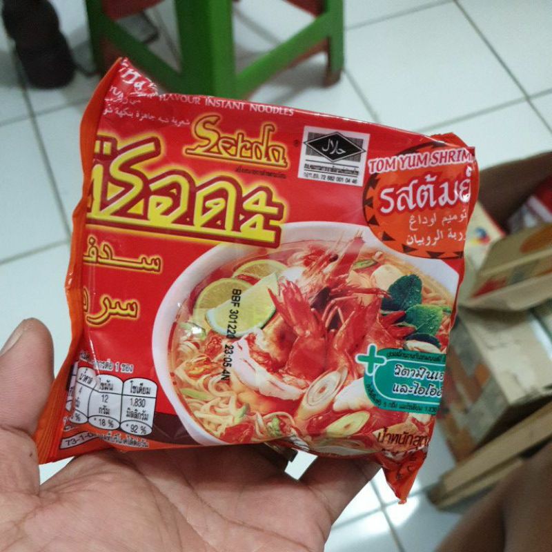 mie tom yam asli thailand netto 60g