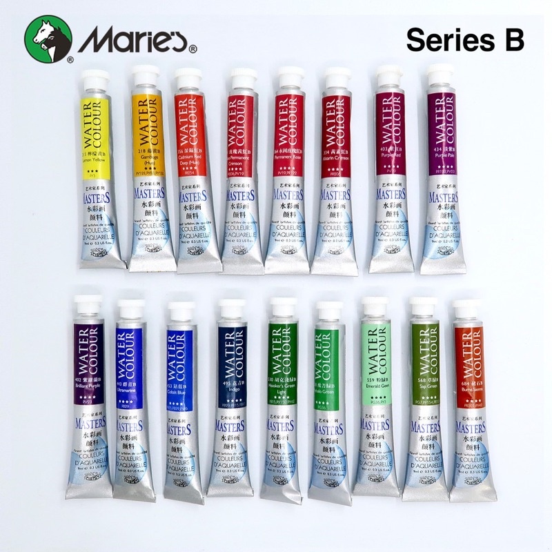 

Maries Master Watercolor Tube 9ML Series B Cat Air