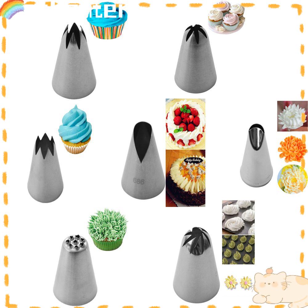 Solighter 1pc Spuit Piping Icing DIY Untuk Dekorasi Cupcake / Pastry