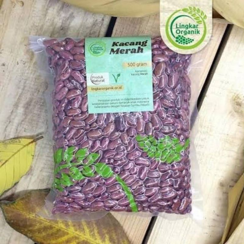 Kacang Merah Mentah 500 gram Lingkar Organik - MPASI