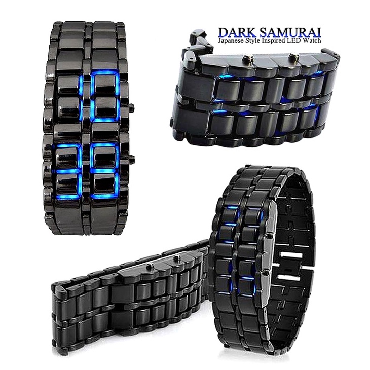 Jam Lampu LED Tokyo Flash JAM LAVA - Watch Iron Samurai Tokyoflash Japanese Fashion