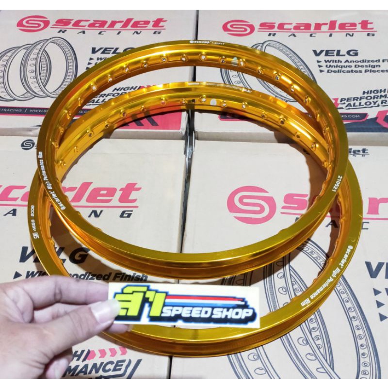 lingkaran 17 18 velg scarlet ring 17 18 secarlet lebar 140 160