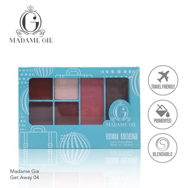 MADAME GIE GET AWAY MAKE UP PALETTE ( BARU )