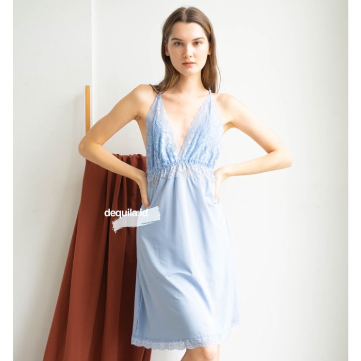 DEQUILAid - Rachelle Sleepdress / baju tidur wanita / daster istri solehot