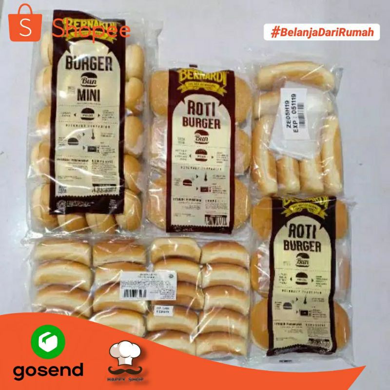 

BERNARDI Roti Burger isi 6pcs dan 20pcs