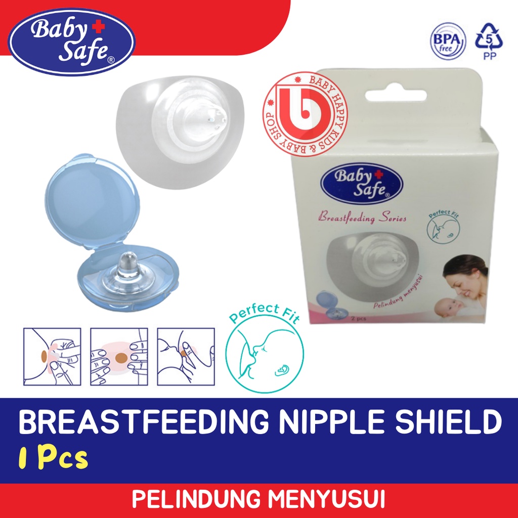 Jual BABYSAFE NIPPLE SHIELD PELINDUNG PUTING PENYAMBUNG BABY SAFE
