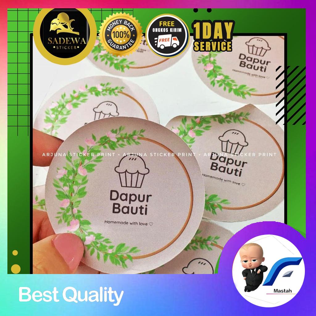 

FZR DIGIPRINT SBC 2-6 Cetak Stiker Logo Olshop Custom Sticker Label Makanan Nasi Box
