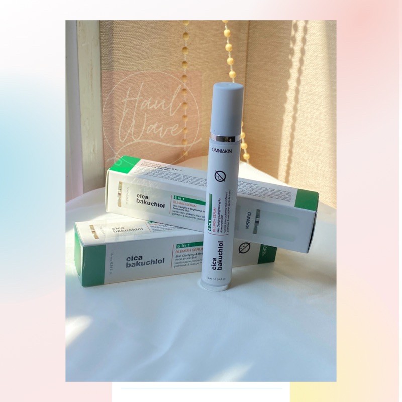 OMNISKIN CICA BAKUCHIOL 6 in 1 BLEMISH SERUM [ SHARE IN JAR]