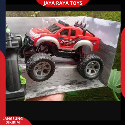 Mobil Remote Control Offroad Rc Car Rock crawler Sand Monster QUICK NEW J06 Suspensi Aktif Baterai Cas