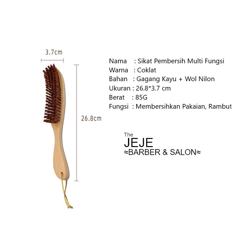 JEJE Sikat Badan Sapu Rambut Fade