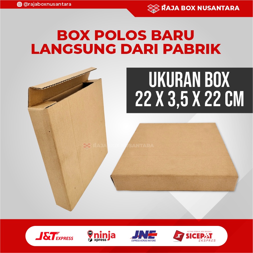 

Box Packing Filter Uk22x22x3,5cm Polos Tebal