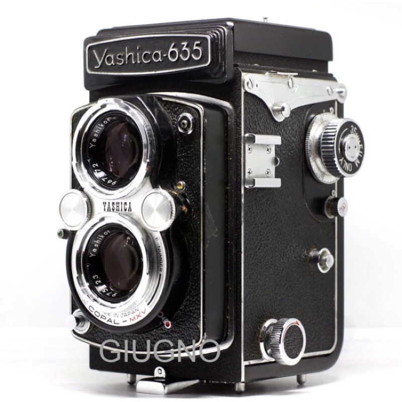 kamera analog TLR Yashica 635 - 120mm 35mm medium format