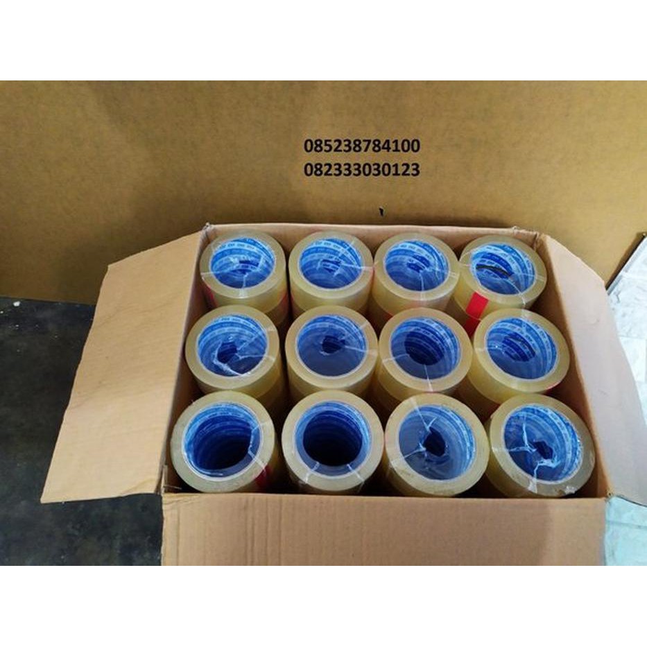 

Jual accessories Lakban Bening 1 kardus 20DEZ Limited