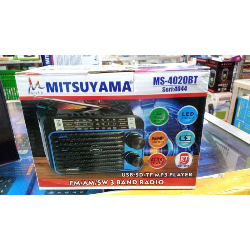 RADIO FM-AM-SW MS-4044 SPEAKER BLUETOOTH