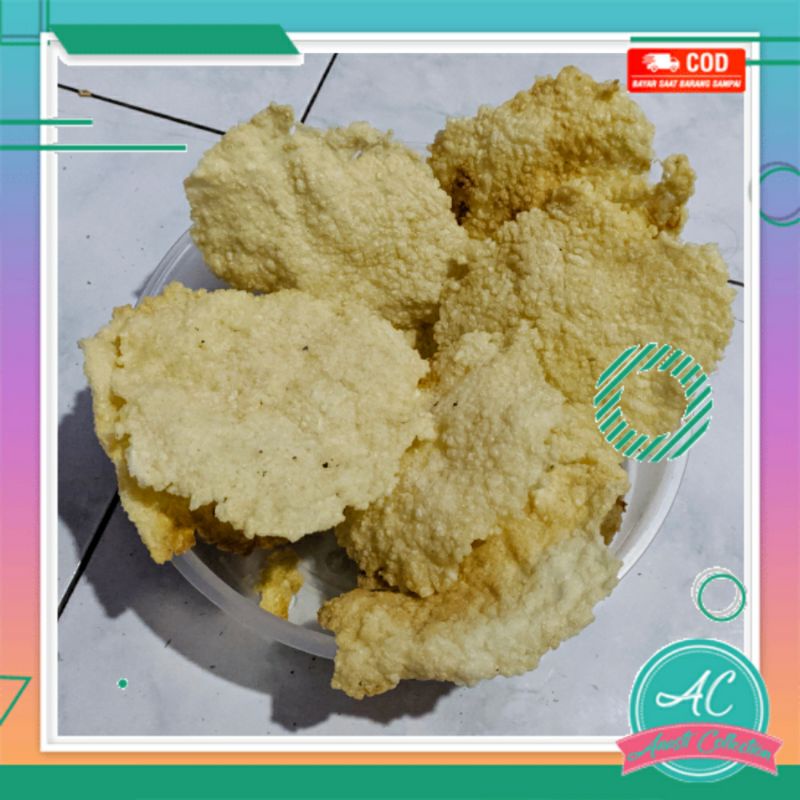 

TERMURAH Kerupuk nasi krupuk gendar empuk renyah gurih enak karak legendar