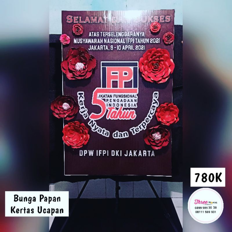 

bunga papan kertas ucapan ulangtahun / bunga papan kertas ucapan wedding / bunga papan kertas ucapan
