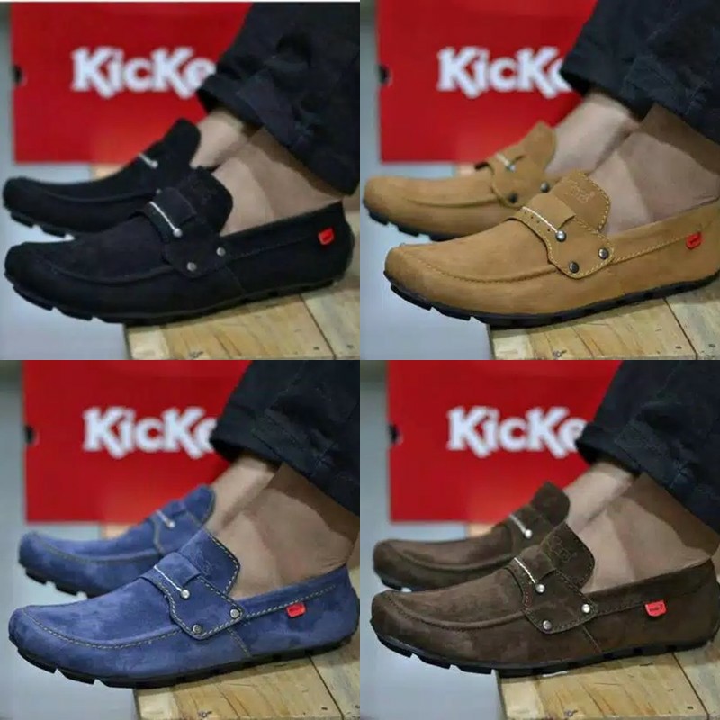 Sepatu Slop Pria Kickers Papara Sepatu Kasual Formal Slip On Murah TERLARIS