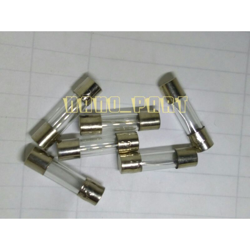 fuse sekring kaca / tabung kecil ukuran 20mm