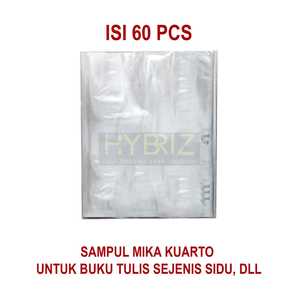 

sampul mika plastik buku tulis kwarto