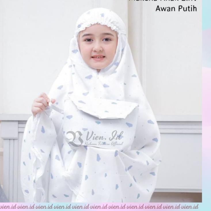 Model Baru.. vien.id - Mukena Anak Tanggung umur 8 9 10 11 12 tahun Katun Rayon / Mukena anak 2in1 T