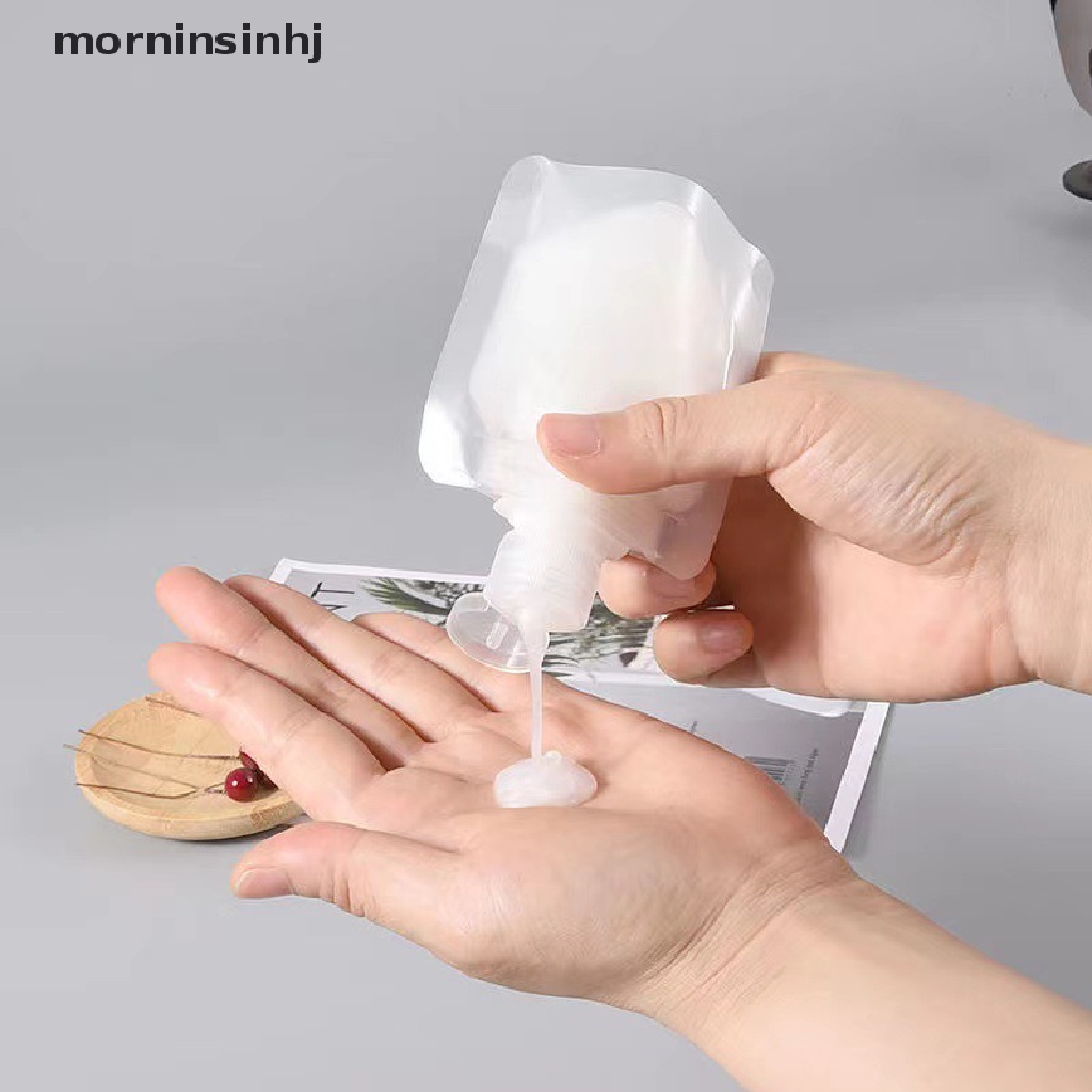 Mornin 5pcs Botol Dispenser Lotion / Kosmetik / Makeup Portable Untuk Travel