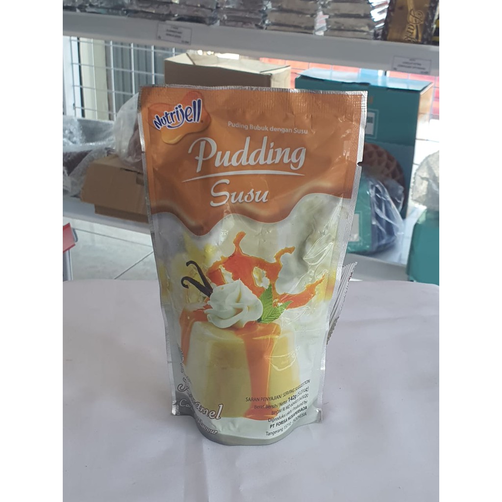 

Nutrijell / Nutrijel Pudding / Puding Susu Karamel / Caramel 142gr