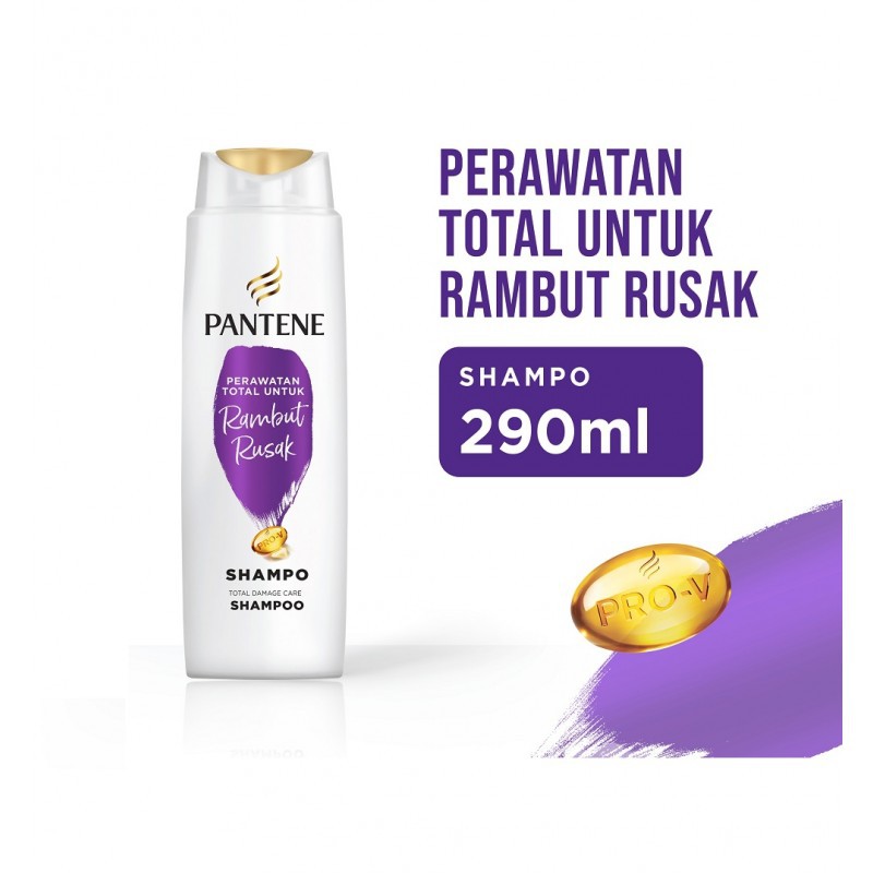 Pantene Total Damage Care Shampoo Shampo Rambut Rusak - 290 ml