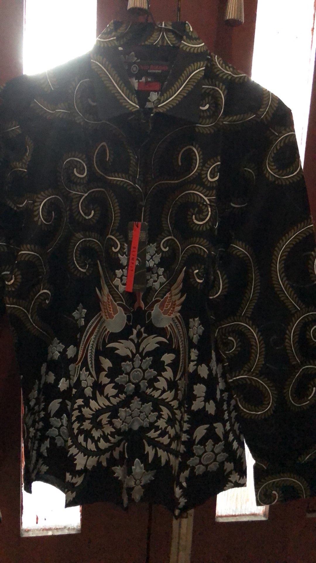 Hem Kemeja Batik Pria Slim Fit Modern Mewah Kualitas Premium