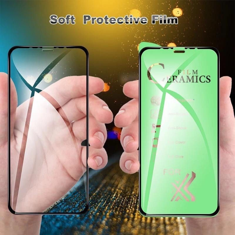 Tempered Glass Full Ceramic Realme C1/C2/C3/C11/C12/C15/C17/C21/C25