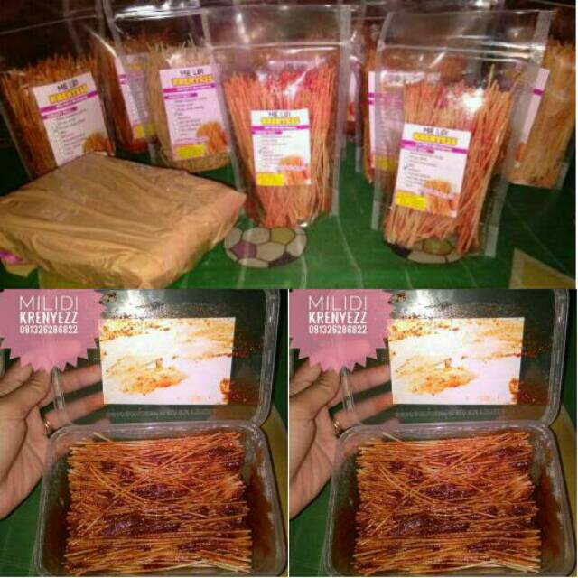 

MIE LIDI KRENYEZZ PAKET HEMAT 70.000 / MIELIDI / SUPPLIER / MIE LIDI ENAK/JAJANAN ENAK / JAJAN