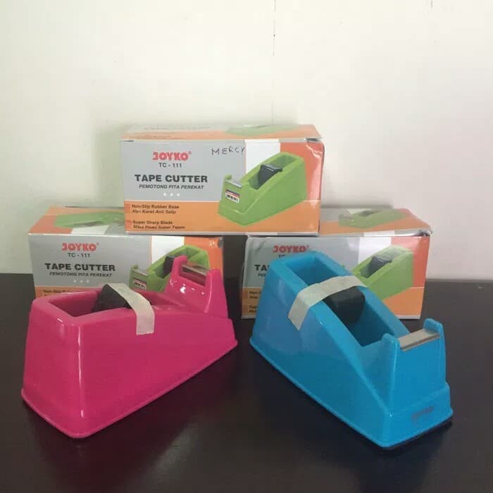 

Tape dispenser/tempat selotip/tape cutter Joyko 111