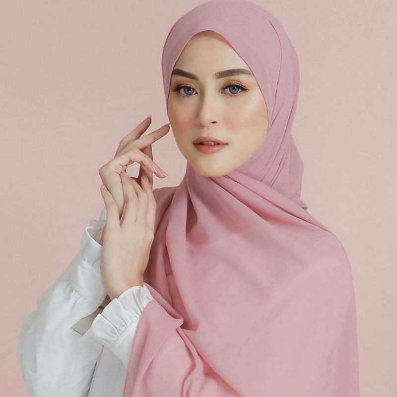 BISA COD! PASHMINA BELLA SQUARE DOUBLE HYCOUNT 175X75CM-3