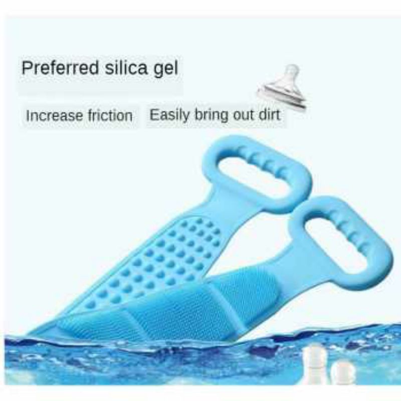 Sikat Punggung Untuk Mandi Penggosok Badan Silicone Scrub Brush