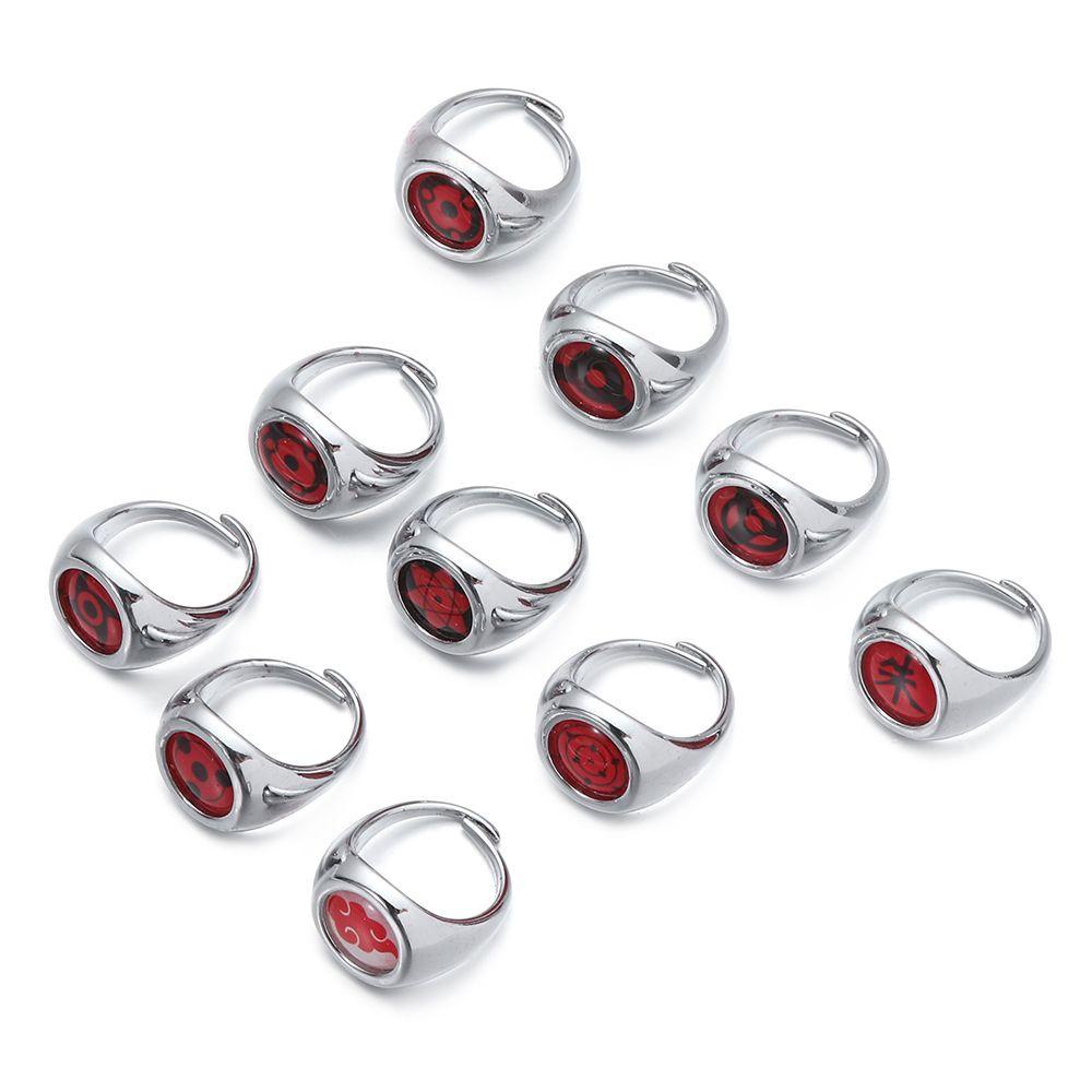 Cincin Cosplay Nanas Qing Gaya Perhiasan Hadiah Kreatif Untuk Wanita Pria Itachi
