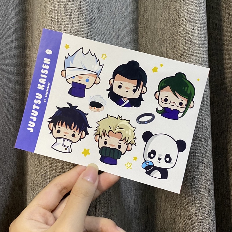 

sticker sheet Jujutsu Kaisen 0 anime