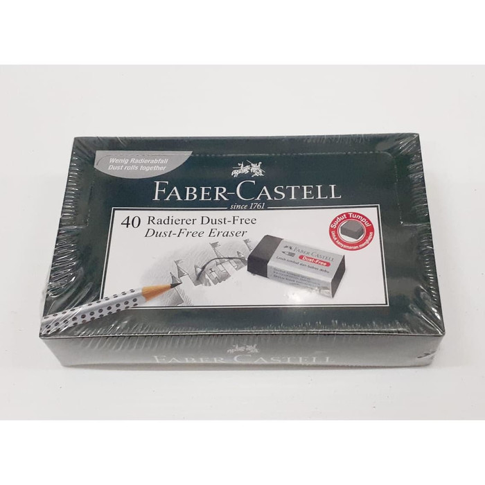 

PENGHAPUS FABER CASTELL 187171 HITAM DUST FREE ERASER