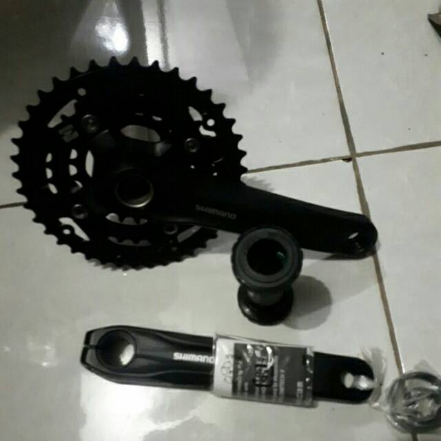 Crank acera holotech2  crank shimano mt300