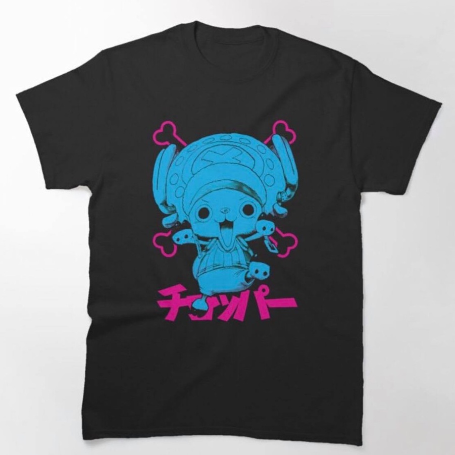 Tshirt The Chopper Doctor Black Onepiece Tony Tony Chopper Kaos One Piece Mugiwara Crew Nakama Bajak Laut Pirates