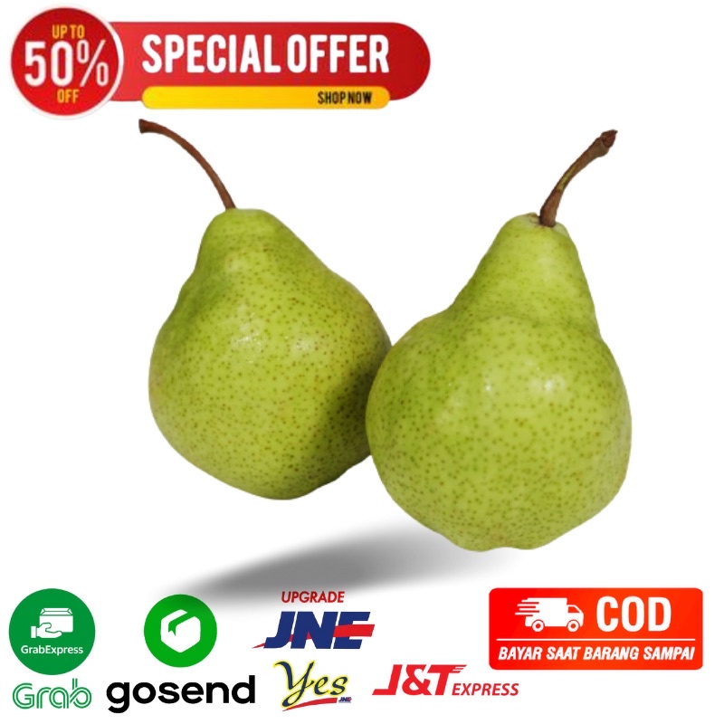 

pear pakham / piir hijau , jambu pear fresh buah segar Bandung