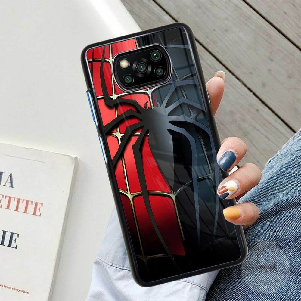 [T02] Case Glossy Anime Spider Man Redmi Poco X3 - Poco X3 Pro - Poco X3 Nfc - Hardcase - Softcase -