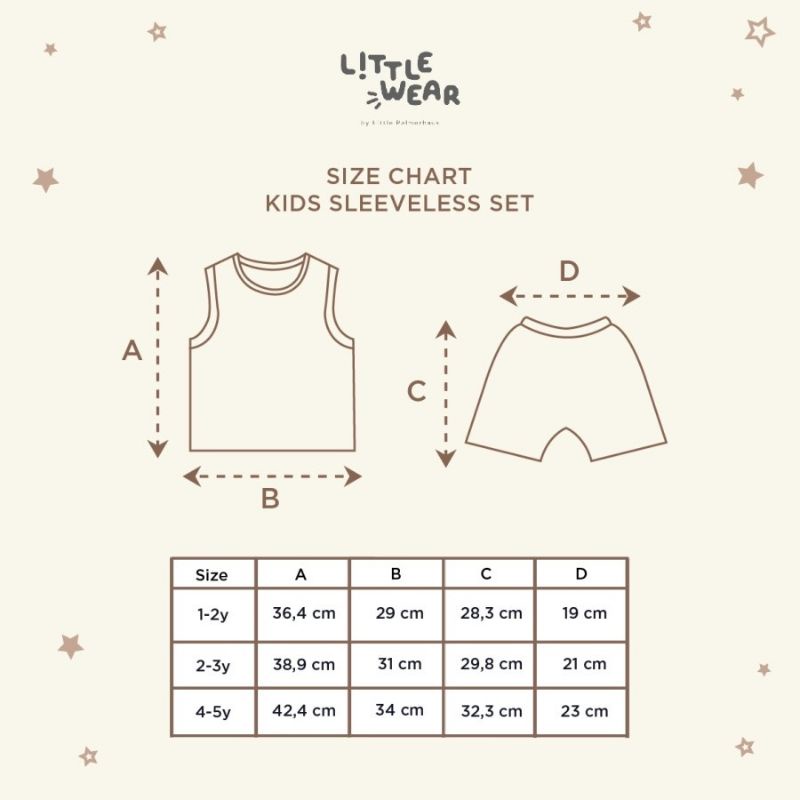 LITTLE PALMERHAUS LITTLE WEAR SLEEVELESS SET BABY &amp; KIDS - SETELAN KUTUNG LITTLE PALMERHAUS