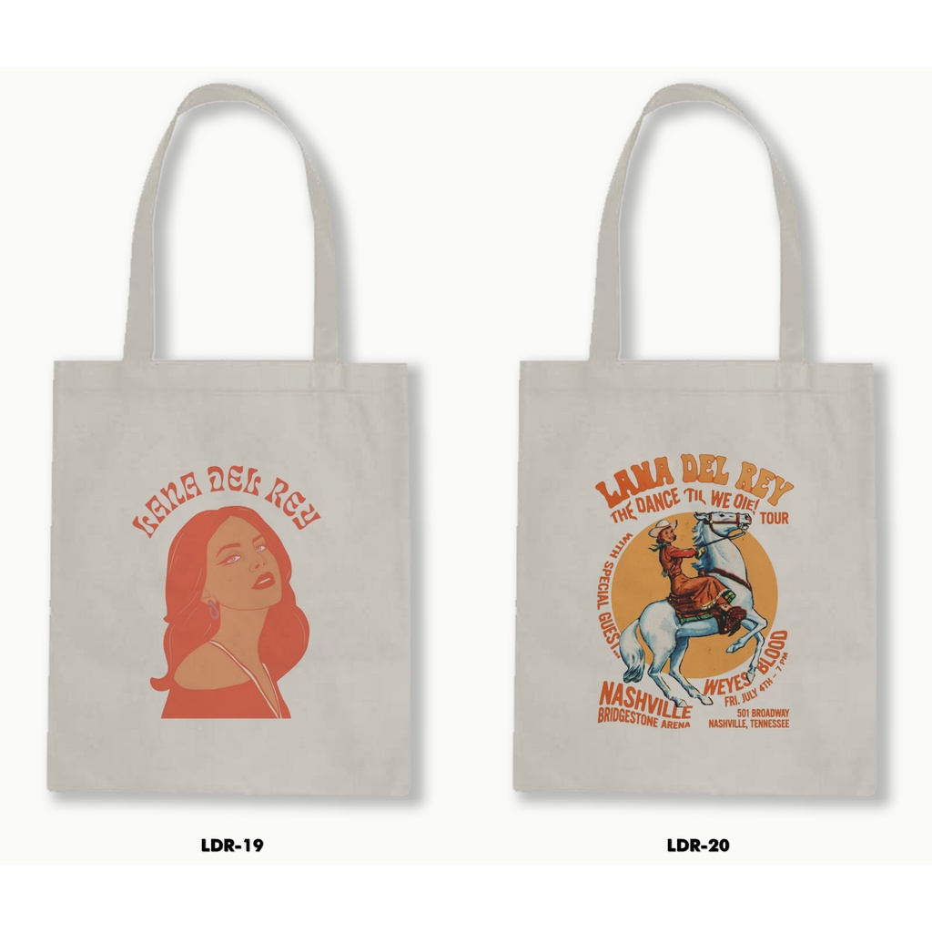 TOTE BAG RESLETING - LANA DEL REY 1