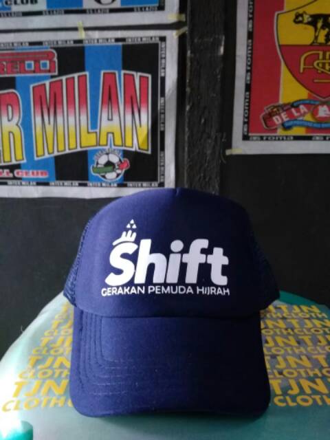 Polyflek topi truker SHIFT gerakan pemuda hijrah