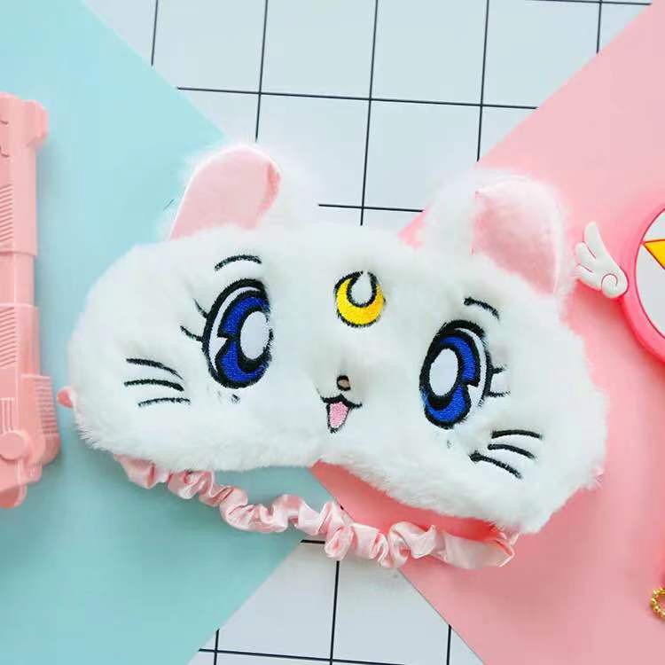 EPSM luna cat sailor moon eyepatch ice gel eye mask masker mata penutup mata tidur sailormoon