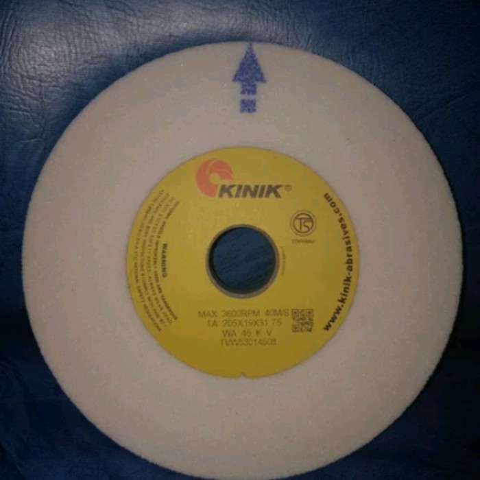 KINIK batu gerinda Straight Type 205 x 19 x 31.75 WA 46 KV 1 A