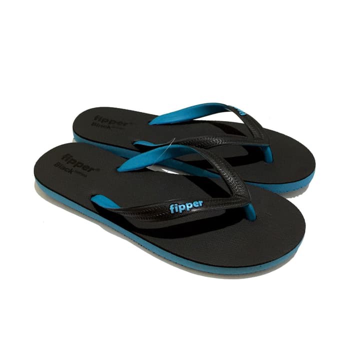 MURAH SENDAL / SANDAL SLOP PRIA CWO LEBARAN PUASA Fipper Black Series S / Jepit / Wanita Blue Sky -